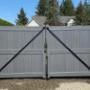 Boreal Series, Privacy Profile, Vinyl Fence in Grey Oak by Fence 'N More Supplies Ltd in Kamloops, BC Boreal Series, Privacy Profile, Vinyl Fence in Grey Oak by Fence 'N More Supplies Ltd in Kamloops, BC