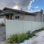 Jasper, Privacy Profile, Vinyl Fence in Tan by Fence 'N More Supplies Ltd in Ashcroft, BC Jasper, Privacy Profile, Vinyl Fence in Tan by Fence 'N More Supplies Ltd in Ashcroft, BC