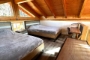 Sleeping upstairs in small cabin Sleeping upstairs in small cabin