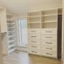 Installed in The Danforth neighbourhood, how’s this for a master closet? Features drawers in One-piece Shaker, black hardware, pull out laundry hampers and so much bright and cheerful storage space! Installed in The Danforth neighbourhood, how’s this for a master closet? Features drawers in One-piece Shaker, black hardware, pull out laundry hampers and so much bright and cheerful storage space!
