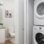 In-suite laundry at Glenmore Central in Kelowna, BC In-suite laundry at Glenmore Central in Kelowna, BC