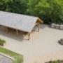 Gazebo with picnic tables at Silvercreek Towers in Georgetown, ON Gazebo with picnic tables at Silvercreek Towers in Georgetown, ON