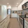 Modern kitchen with stainless steel appliances at Silvercreek Towers in Georgetown, ON Modern kitchen with stainless steel appliances at Silvercreek Towers in Georgetown, ON