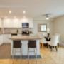 Modern kitchen with breakfast bar at Silvercreek Towers in Georgetown, ON Modern kitchen with breakfast bar at Silvercreek Towers in Georgetown, ON