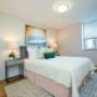 Spacious bedroom with closet. Spacious bedroom with closet.