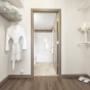 Walk-in closet at Hollick Kenyon in Edmonton, AB Walk-in closet at Hollick Kenyon in Edmonton, AB