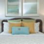 Brightly lit bedroom Brightly lit bedroom