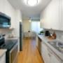 Modern kitchen with stainless steel appliances at Regency Tower in Owen Sound, ON Modern kitchen with stainless steel appliances at Regency Tower in Owen Sound, ON