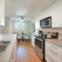 Modern kitchen with stainless steel appliances at Lyndon Place in Niagara Falls, ON Modern kitchen with stainless steel appliances at Lyndon Place in Niagara Falls, ON
