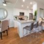 Modern kitchen with breakfast bar at Lyndon Place in Niagara Falls, ON Modern kitchen with breakfast bar at Lyndon Place in Niagara Falls, ON