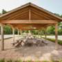 Gazebo with picnic tables at Acton Apartments in Acton, ON Gazebo with picnic tables at Acton Apartments in Acton, ON