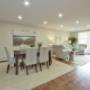 Spacious dining area with hardwood flooring at Acton Apartments in Acton, ON Spacious dining area with hardwood flooring at Acton Apartments in Acton, ON