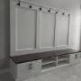 Simple White Mudroom. Simple White Mudroom.