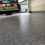 Exposy flake flooring with polyaspartic top coat in Vancouver Exposy flake flooring with polyaspartic top coat in Vancouver