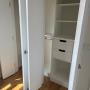 Reach in closet in Kitsilano with drawers for great storage options Reach in closet in Kitsilano with drawers for great storage options