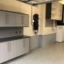 Garage cabinets and floor in Morgan Creek Surrey BC Garage cabinets and floor in Morgan Creek Surrey BC