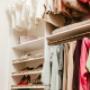 Walk-in Closet in the Master Bedroom with lots of hang space and tilt shoe shelves Walk-in Closet in the Master Bedroom with lots of hang space and tilt shoe shelves