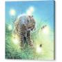 Young Cheetah with Fireflies - Canvas Print by Canadian artist Glen Loates Young Cheetah with Fireflies - Canvas Print by Canadian artist Glen Loates