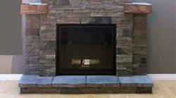 Interior Stone Fireplace