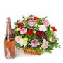 LUXE DELIGHT FLOWERS CHAMPAGNE GIFT LUXE DELIGHT FLOWERS CHAMPAGNE GIFT