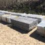 Solid granite steps. Solid granite steps.