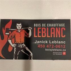 Bois de Chauffage Janick Leblanc