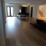 The floors in this 10,000 sq.ft. house were pre-finished, but the customer needed more protection, so we buffed off the existing top coat and added 2 coats of our own polyurethane that is oil modified so it is safer for your family and dries so fast! The floors in this 10,000 sq.ft. house were pre-finished, but the customer needed more protection, so we buffed off the existing top coat and added 2 coats of our own polyurethane that is oil modified so it is safer for your family and dries so fast!