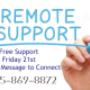 One day of Free Support! One day of Free Support!