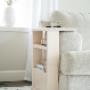 Serene C Table with shelf and pocket for reading material. Serene C Table with shelf and pocket for reading material.