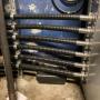 Commercial power distribution cables.
Entering switch gear. Commercial power distribution cables.
Entering switch gear.