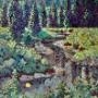Hidden Sources
Rain swells these quiet
waters while hidden sources
always feed the stream.
Ex 17:6b
Whitemud Creek offers scenic vistas without drinkable water. Some fish along the bank.
36x30in neomosaic/mixedmedia on canvas $2052 Hidden Sources
Rain swells these quiet
waters while hidden sources
always feed the stream.
Ex 17:6b
Whitemud Creek offers scenic vistas without drinkable water. Some fish along the bank.
36x30in neomosaic/mixedmedia on canvas $2052