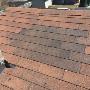 Missing shingles (after repair) Missing shingles (after repair)