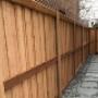 Master halco full privacy wood fence with steel posts Master halco full privacy wood fence with steel posts