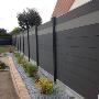 Vertical composite fence Vertical composite fence