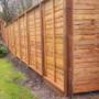 Beautiful horizontal wood fence done in Oakville Beautiful horizontal wood fence done in Oakville