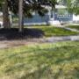 Retaining Wall, Sod and Wood Mulch Install Retaining Wall, Sod and Wood Mulch Install