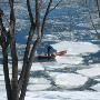 Saint Lawrence river, Pointe-aux- Trembles, Montréal , March Saint Lawrence river, Pointe-aux- Trembles, Montréal , March