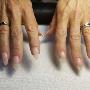 My client Bev.
I've done her nails for over 10 years.
You can see there is no damage under this clear gel.
No red rings or discoloration because I know how to keep your natural nails healthy.
See next photo for a close up My client Bev.
I've done her nails for over 10 years.
You can see there is no damage under this clear gel.
No red rings or discoloration because I know how to keep your natural nails healthy.
See next photo for a close up