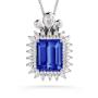 Supernova - A custom designed Tanzanite and Diamond Necklace Supernova - A custom designed Tanzanite and Diamond Necklace
