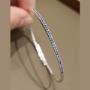Sapphire Bangle Bracelet Sapphire Bangle Bracelet