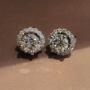 Diamond Stud Earrings with Detachable Jackets Diamond Stud Earrings with Detachable Jackets