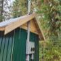 Overhead service with dual 200 amp meter base Overhead service with dual 200 amp meter base
