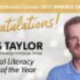 Reigning champ of the Financial Literacy Leader of the year award Reigning champ of the Financial Literacy Leader of the year award