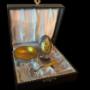 Danish sterling silver boxed salt set, includes open footed salt, small spoon and salt shaker, each decorated with yellow enamels. In the original fitted presentation box. Danish sterling silver boxed salt set, includes open footed salt, small spoon and salt shaker, each decorated with yellow enamels. In the original fitted presentation box.