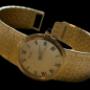 Lady’s Piaget (Swiss) cocktail wristwatch, in 18k yellow gold case and bracelet. Gold tone Roman numeral dial. Lady’s Piaget (Swiss) cocktail wristwatch, in 18k yellow gold case and bracelet. Gold tone Roman numeral dial.