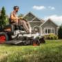Side View of Bobcat Zero Turn Mower in Action Side View of Bobcat Zero Turn Mower in Action