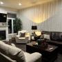 Living room refresh with custom accent wall Living room refresh with custom accent wall