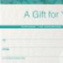 Gift Certificates
With Printed Envelopes all sizes Gift Certificates
With Printed Envelopes all sizes