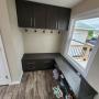 Custom mudroom bench and storage Custom mudroom bench and storage