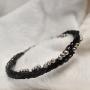 Handcrafted horse hair bracelet with beading sequences Handcrafted horse hair bracelet with beading sequences